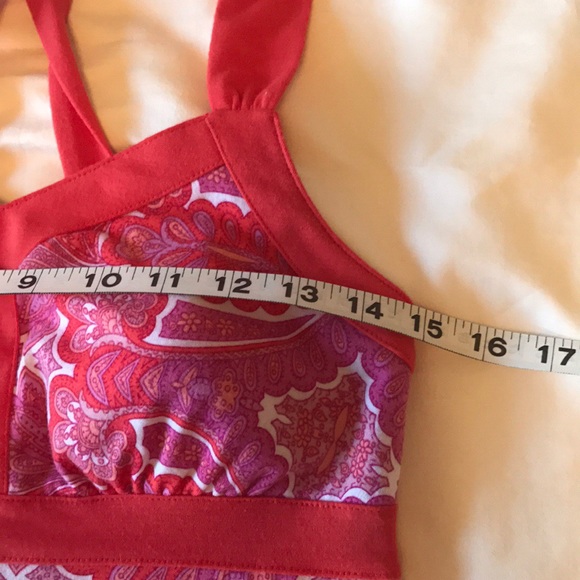 Dakini, Pink Patterned Summer Dress, XS - Picture 3 of 8